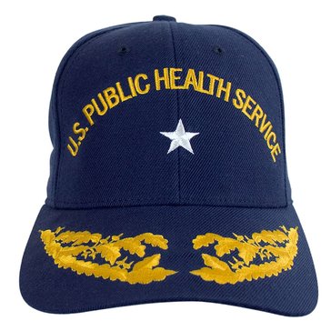 USPHS Ball Cap Blue w/ Emblem RADM 1Star