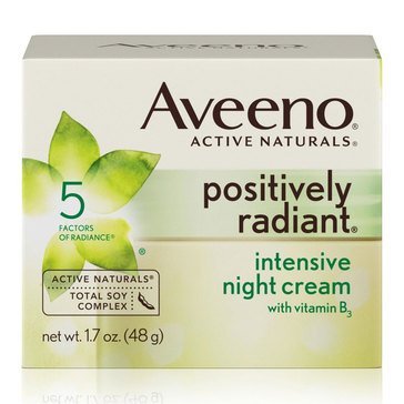 Aveeno Positively Radiant Intensive Night Cream, 1.7oz