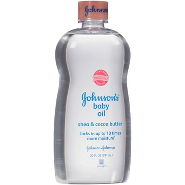 Johnson's Baby Oil, Shea and Cocoa Butter, 20oz
