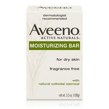 Aveeno Facial Bars Moisturizing Bar Fragrance Free 3.5oz