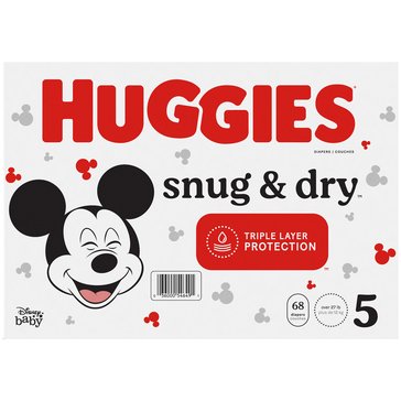 Huggies Snug & Dry Diapers Size 5 - Giga Pack, 68ct
