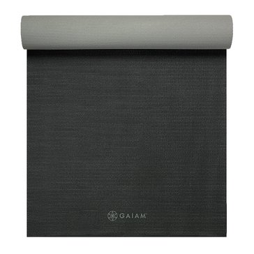 Gaiam Yoga Mat 5mm Athletic Dynamat - Grey Black